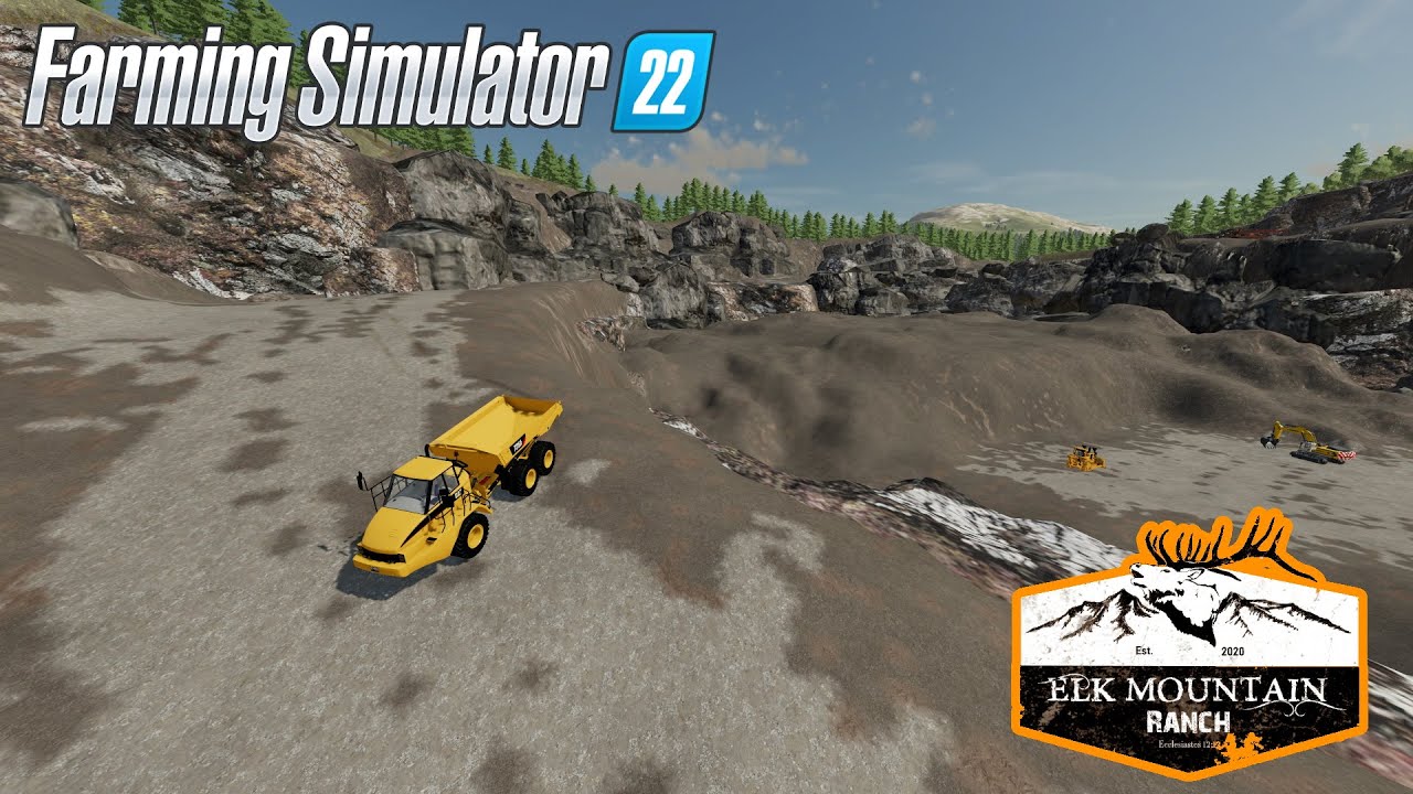 FS22 Start A New Mine  🚧 Elk Mountain Wyoming Map 🚧 Farming Simulator 22 Mods