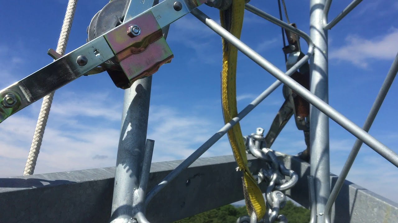 Starguy bracket installation set-up for one climber