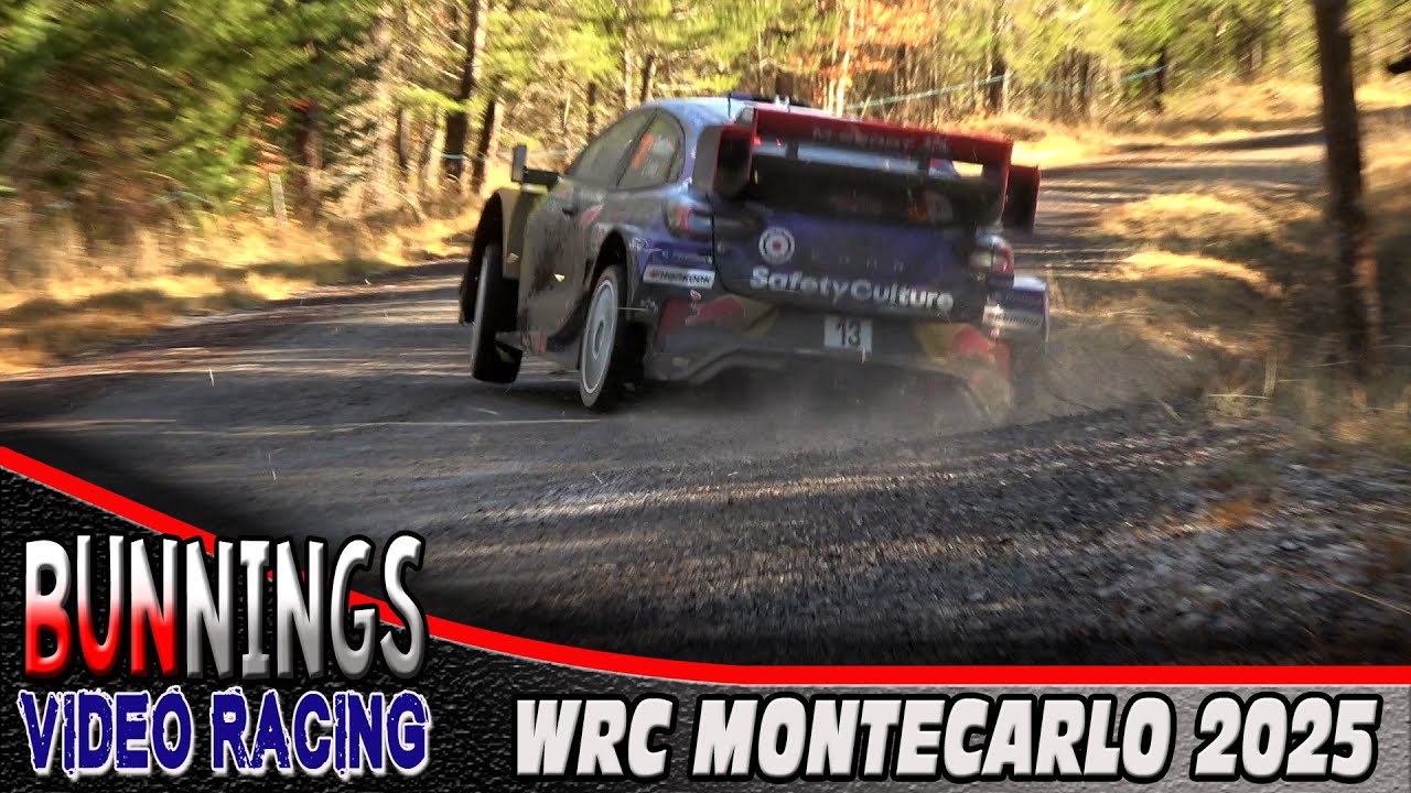 WRC Rally Montecarlo 2025 | @BunningsVideo