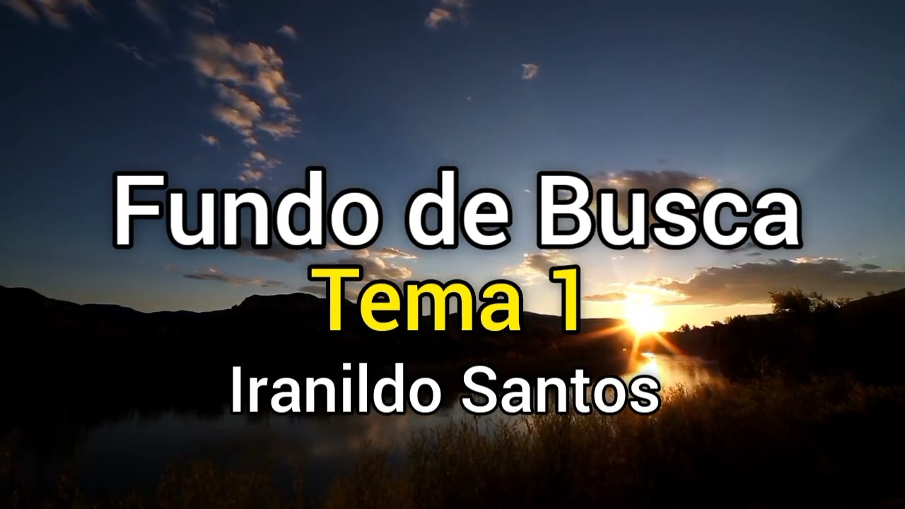 Fundo de ora&ccedil;&atilde;o - Busca - Iranildo Santos (Tema 1&deg;) Piano e strings
