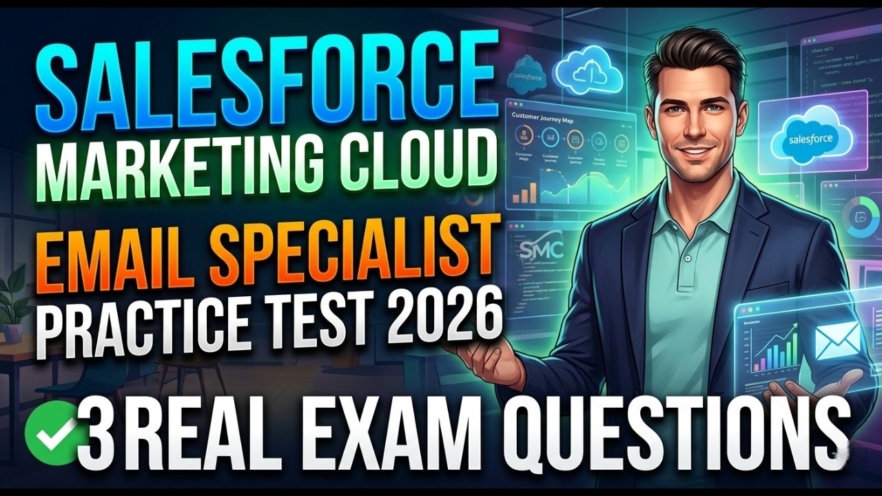 Salesforce Marketing Cloud Email Specialist Practice Test 2026: 3 Real Exam Questions