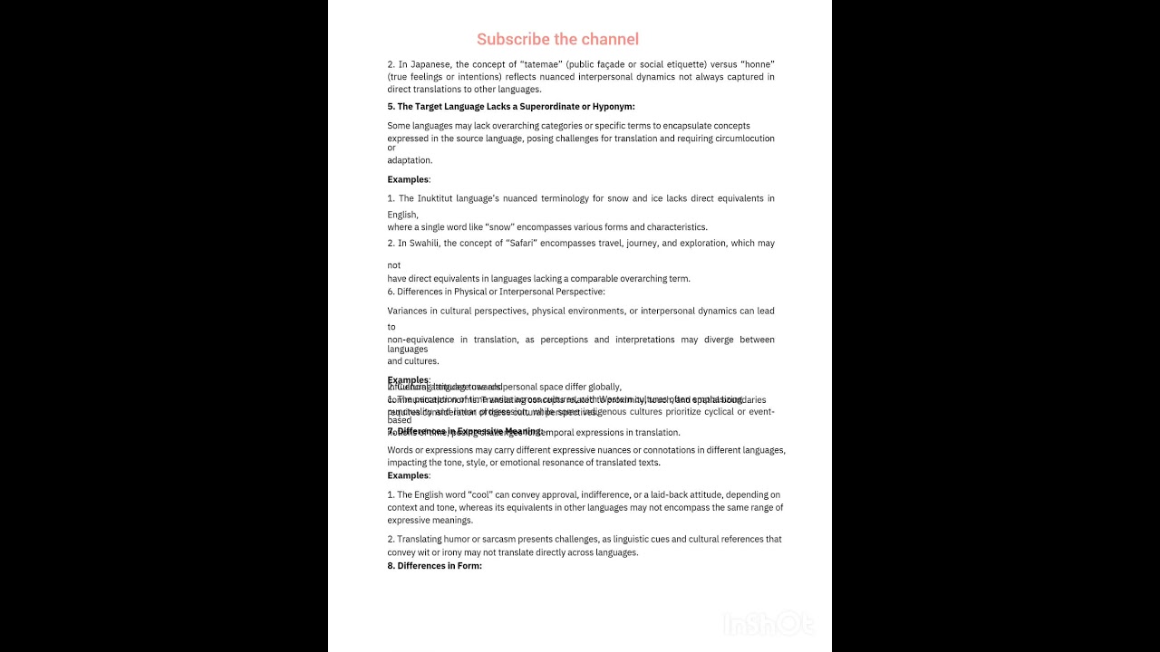 "Problems of Equivalence at World Level" in translation studies # 