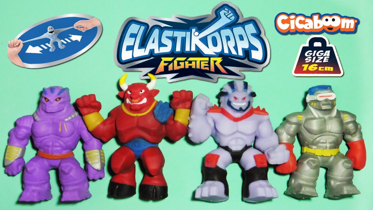 ELASTIKORPS Giga Fighter - Combattenti SUPER ELASTICI in nuove pose dinamiche! by Cicaboom
