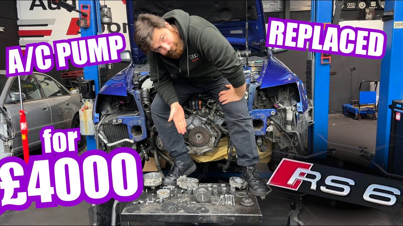 4000 фунтов стерлингов за замену насоса кондиционера на RS6 V10? Да! Машина снова готова к Нюрбур...