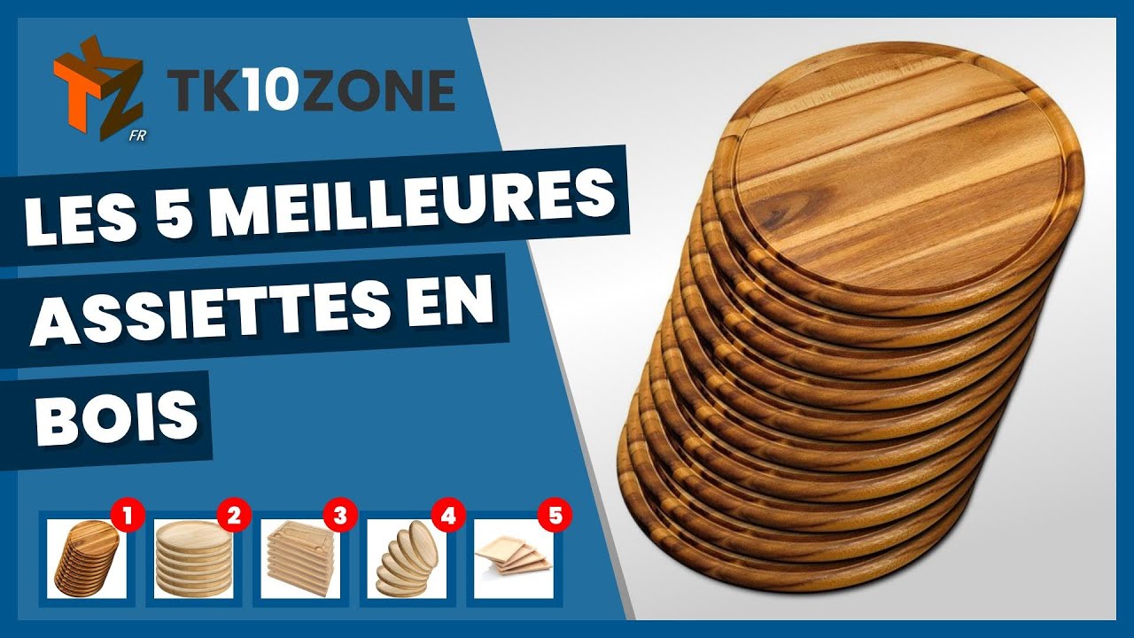 Les 5 meilleures assiettes en bois pour servir des apéritifs ou des pizzas