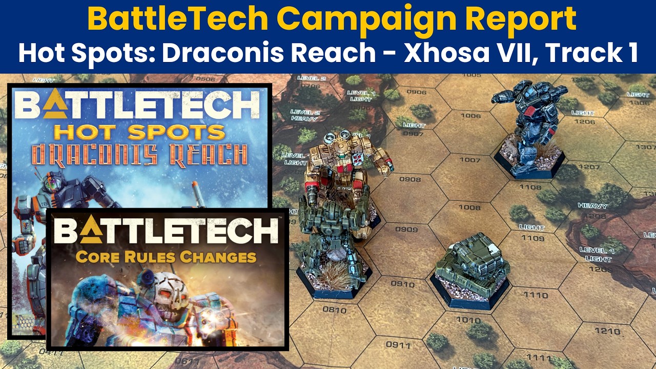 Three Sparks - ilClan/Core Rules Campaign Report | Xhosa 1 | BattleTech Hot Spots: Draconis Reach