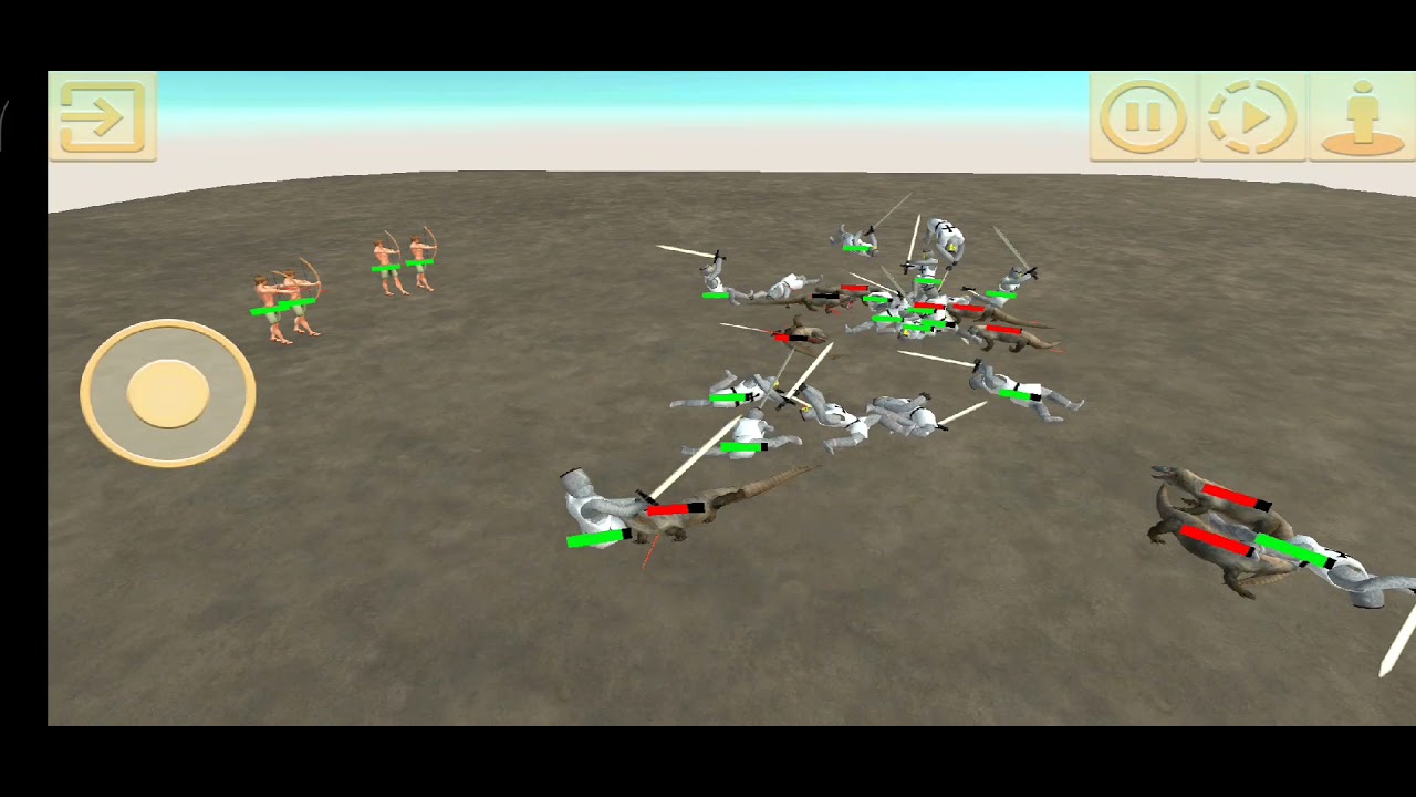 &times;10 KNIGHTS vs &times;2 ELEPHANTS🐘  &times;4 GORILLAS vs &times;1 ANKYLOSAVAR  &times;31KNIGHTS vs &times;9 VORANOV