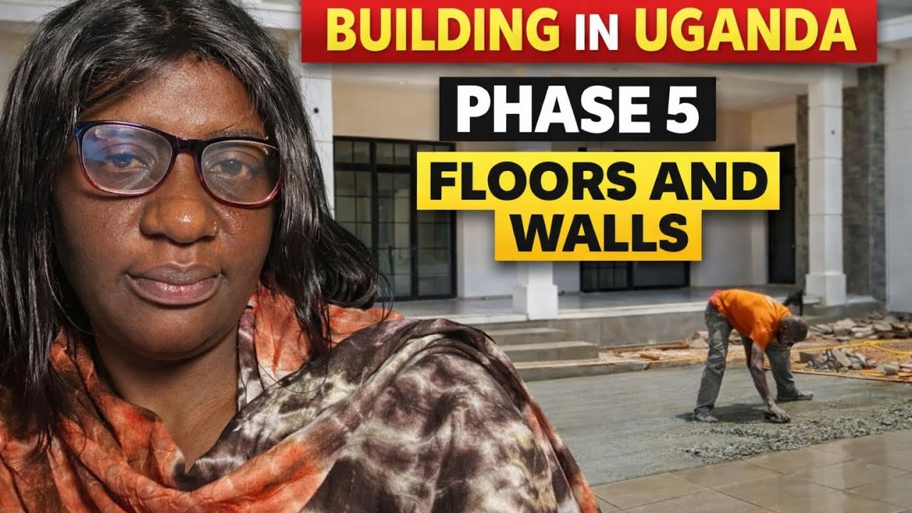 Большой прогресс! Строительство в Уганде — 5-й этап: этажи, стены и подвал.