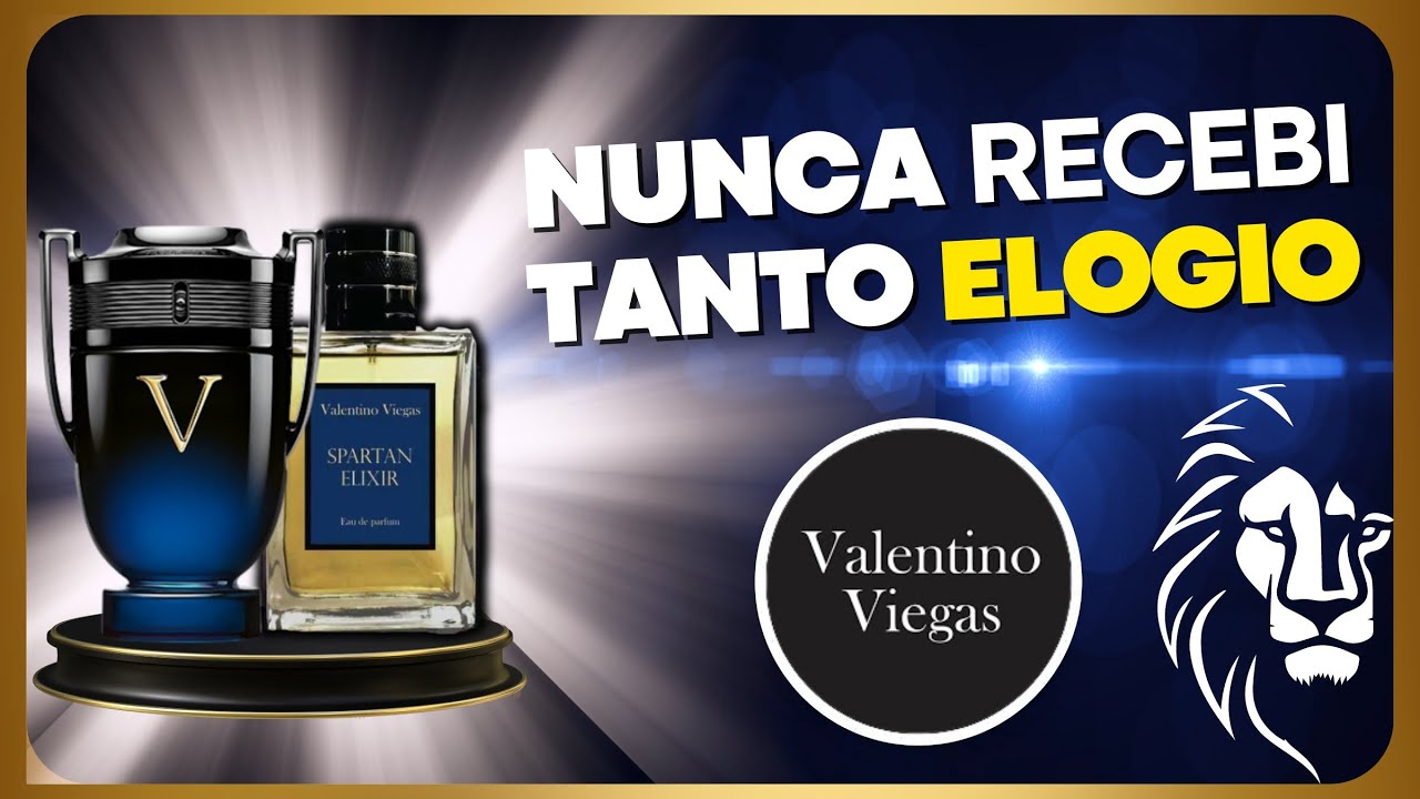 AGRADA DEMAIS | Perfume SPARTAN ELIXIR  da VALENTINO VIEGAS Contratipo do INVICTUS VICTORY ELIXIR