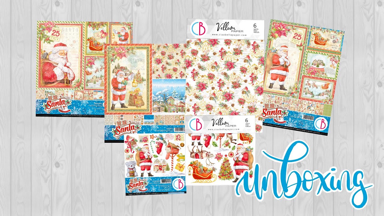 @ciaobellapaper - UNBOXING - Dear Santa Collection
