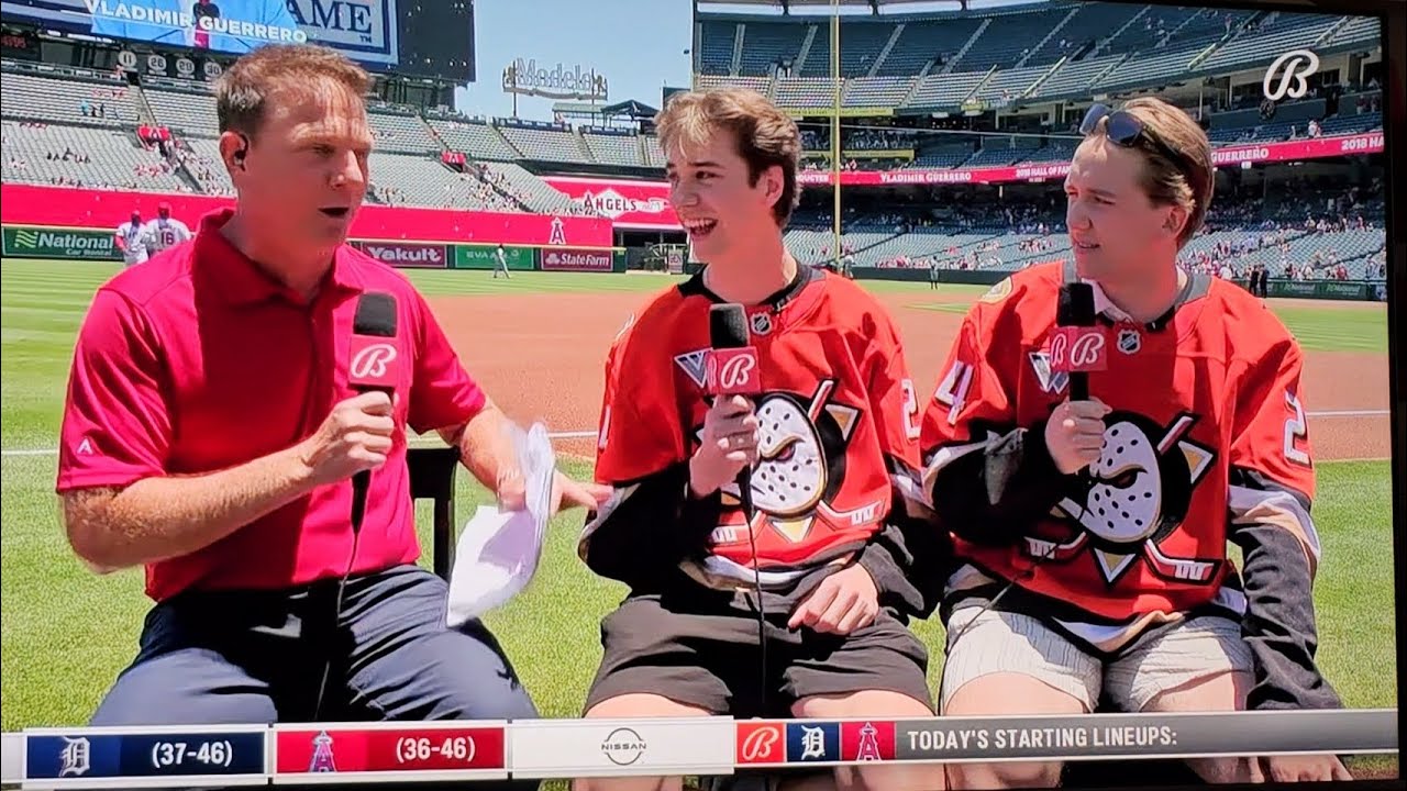 Anaheim Ducks 2024 1st Round Draft Picks Interview on Angels Pregame Show