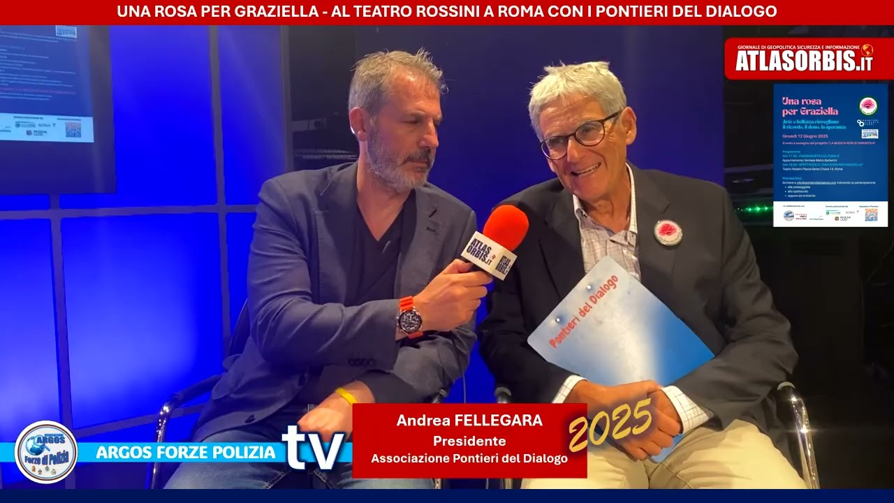 🌹UNA ROSA PER GRAZIELLA❤️, intervista 🎙️con Andrea FELLEGARA, Presidente dei Pontieri del Dialogo🤝🏻