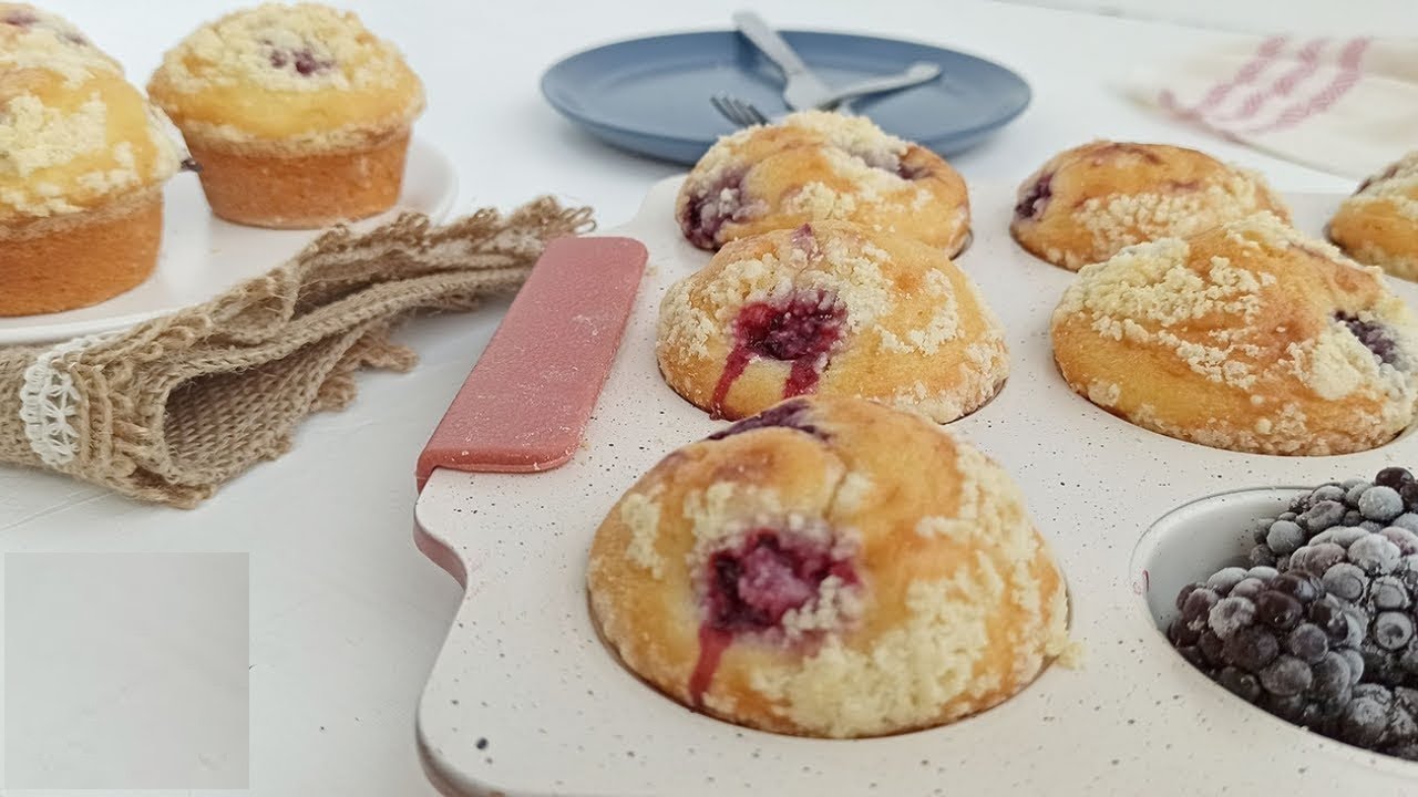 Böğürtlenli Muffin Tarifi | Kek Tarifi