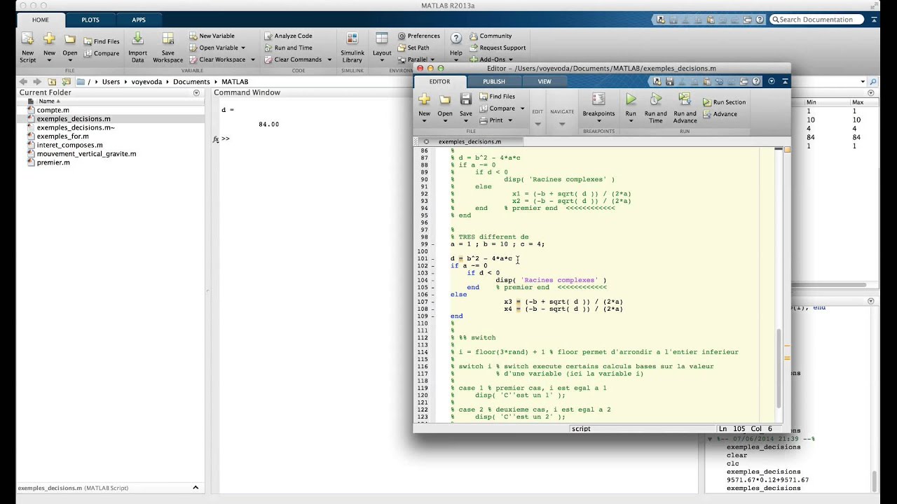 Matlab 02 Fondamentaux 2