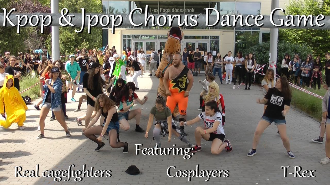 95 songs in 58 minutes - Kpop & Jpop Chorus Dance Game @ Mondocon