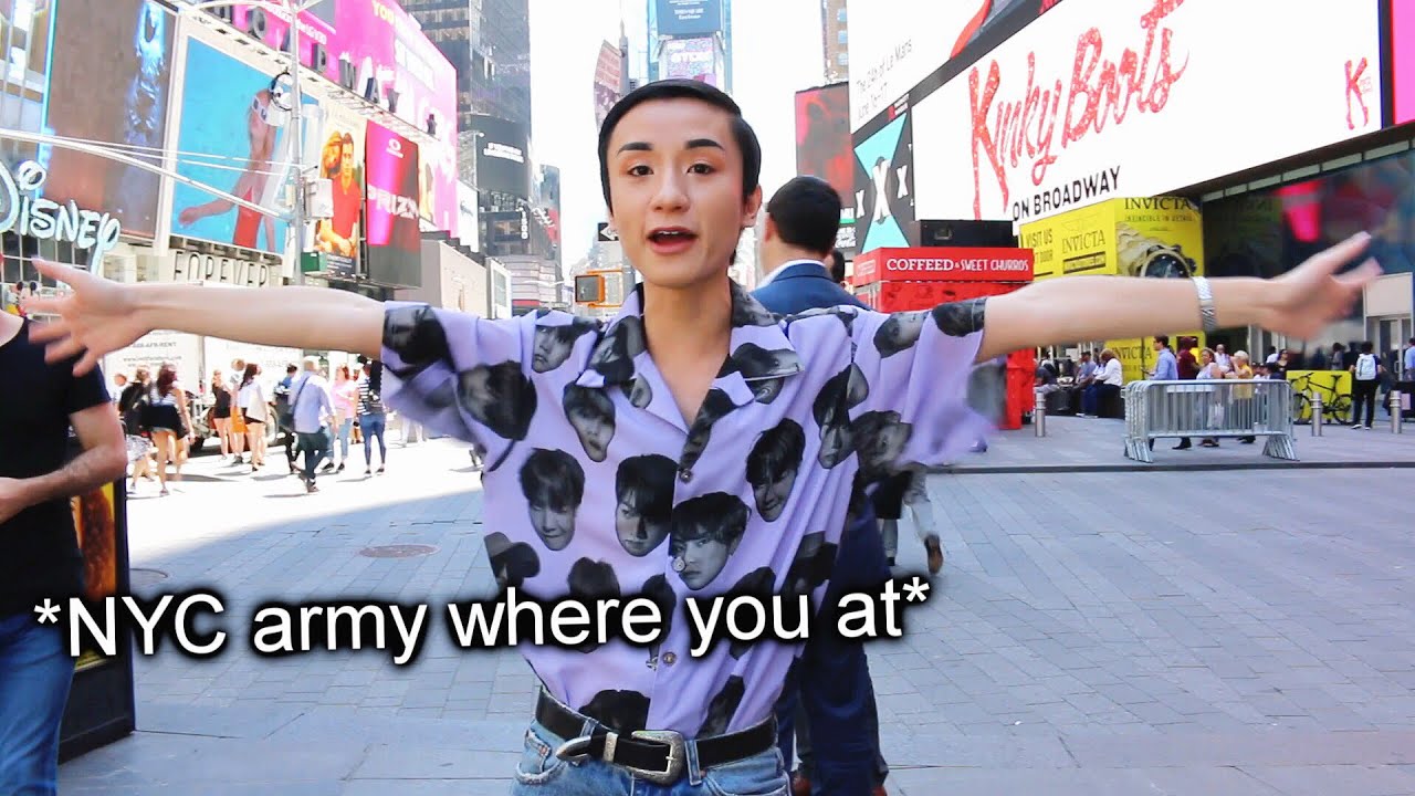 I wore BTS merch in NYC in hopes of making army friends