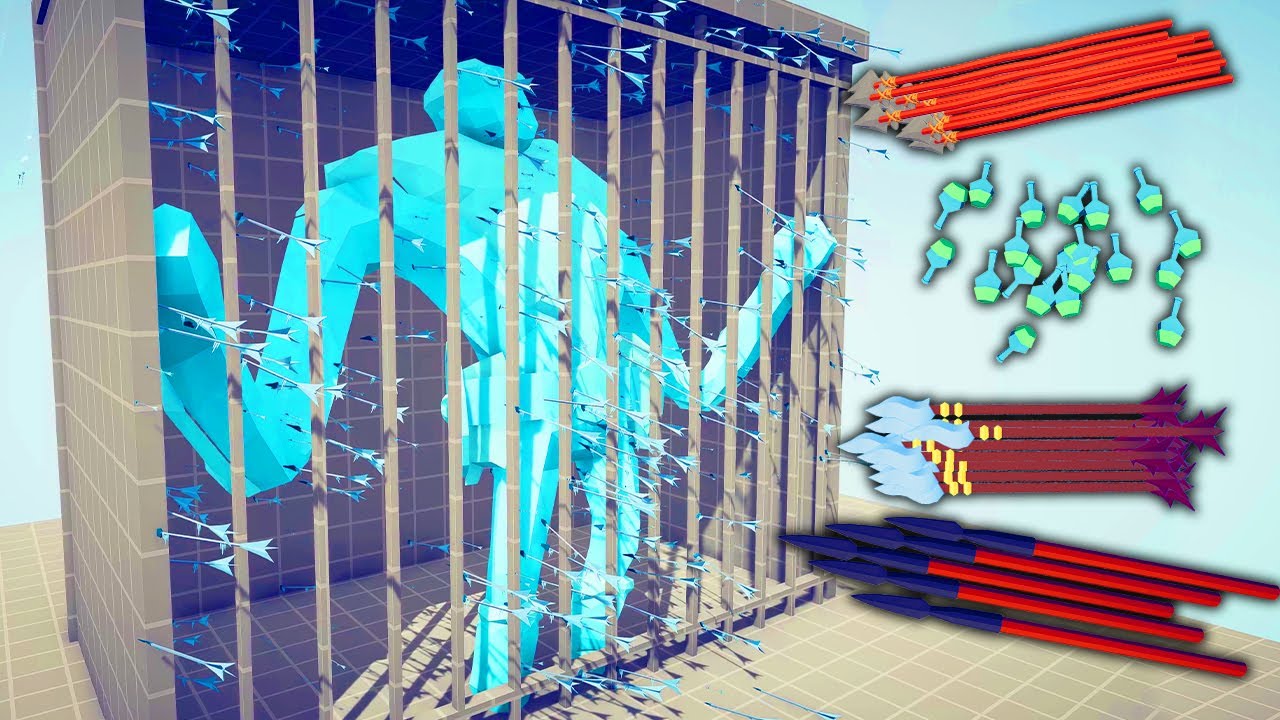 ICE GIANT in PRISON vs 1000x OP UNITS | TABS - Totally Accurate Battle Simulator