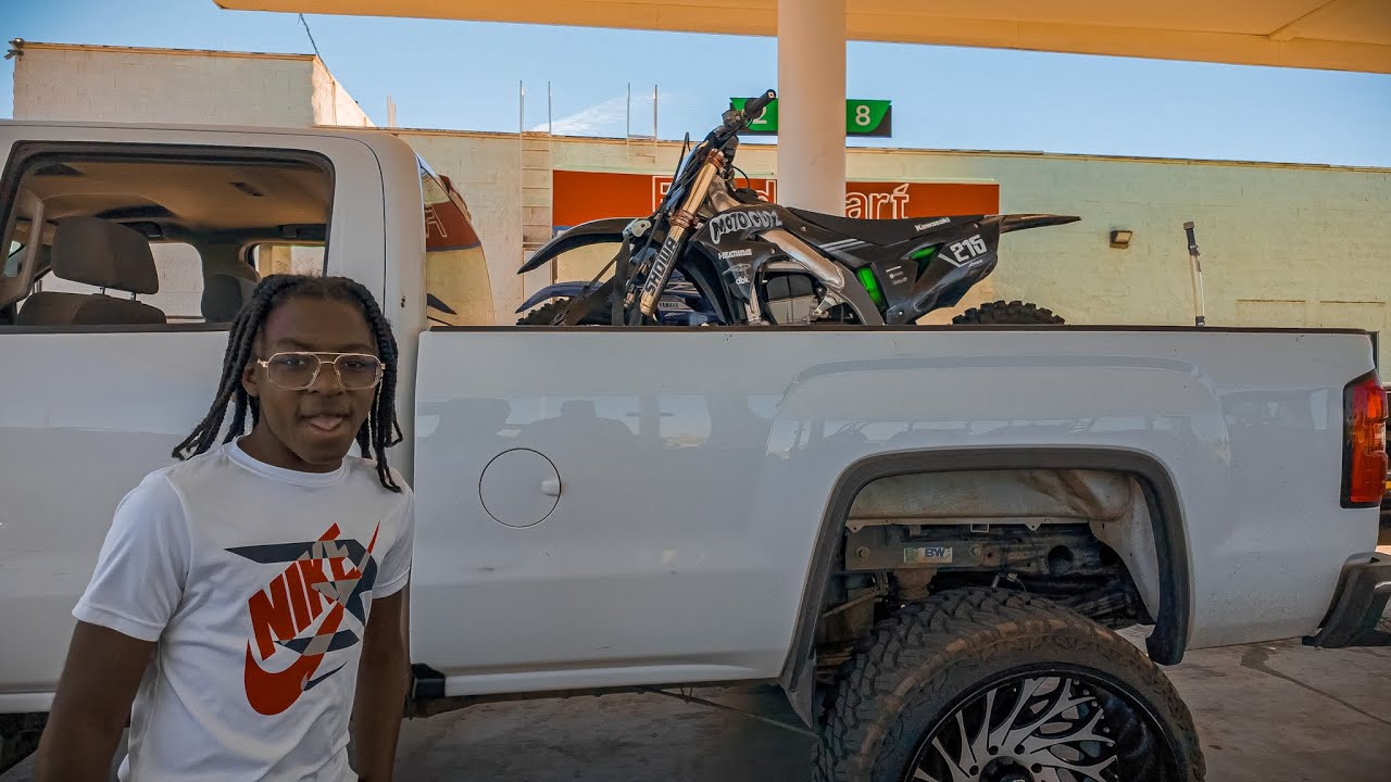His First Trail Ride (El Mirage) #family #dirtbike #motocross #motovlog #yamaha #kawasaki #trails