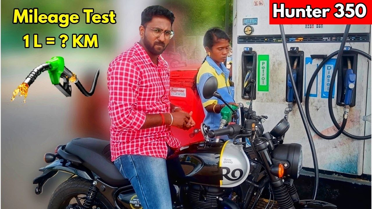Royal Enfield Hunter 350 Mileage Test | Ground Clearance Test | Q & A