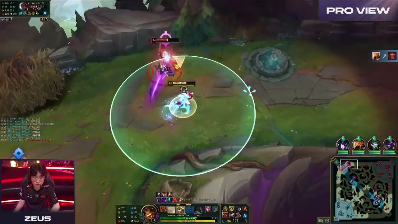 Вид от первого лица на Gnar от Zeus | T1 против DK | Плей-офф LCK 2024 Summer, раунд 2