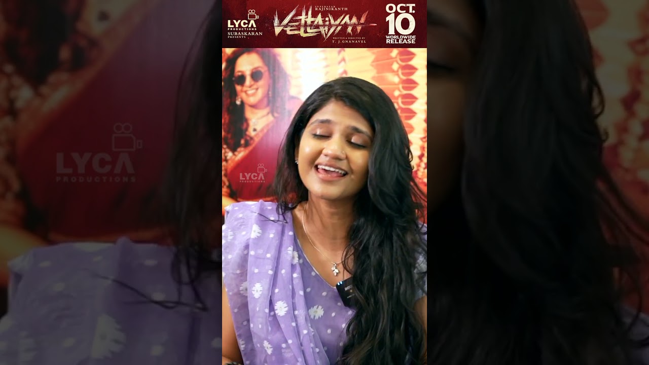 #Manasilayo Live SInging By Deepthi Suresh | Vettaiyan Exclusive Interview | Rajinikanth #shorts
