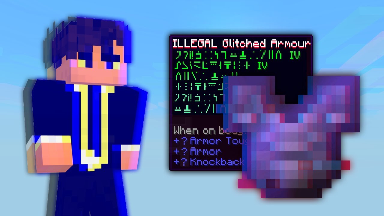 I Made OP GLITCHED Armour On A Lifesteal SMP