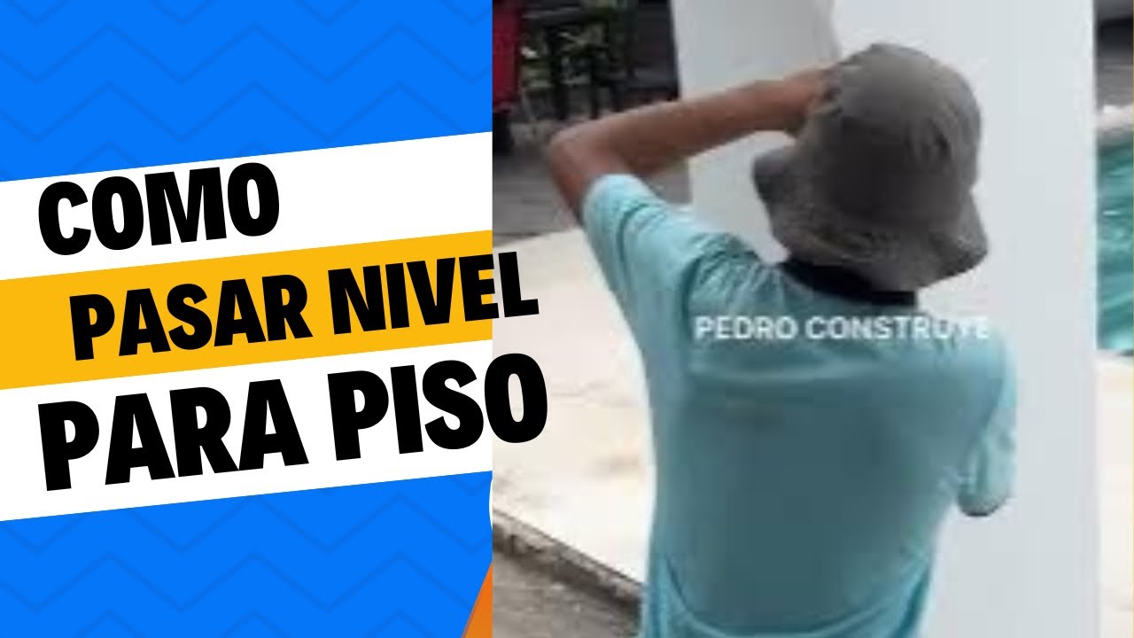 ✅ COMO PASAR NIVEL PARA AFINADO DE PISO ( pasar nivel con manguera)