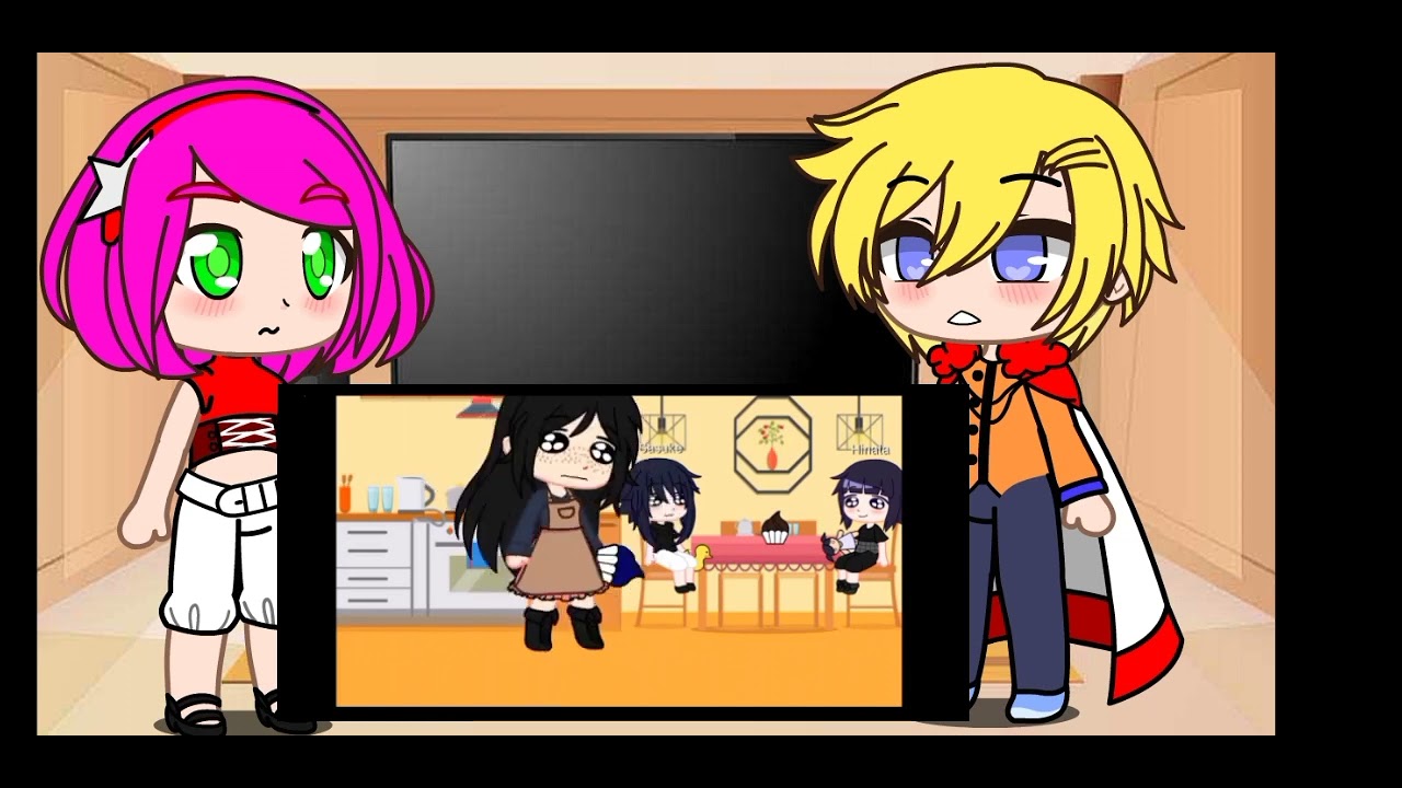 {naruto e sakura reagindo a} |||sasuhina amizade|||