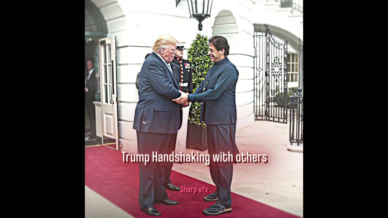 Legendary handshake of Donald Trump #donaldtrump #shorts