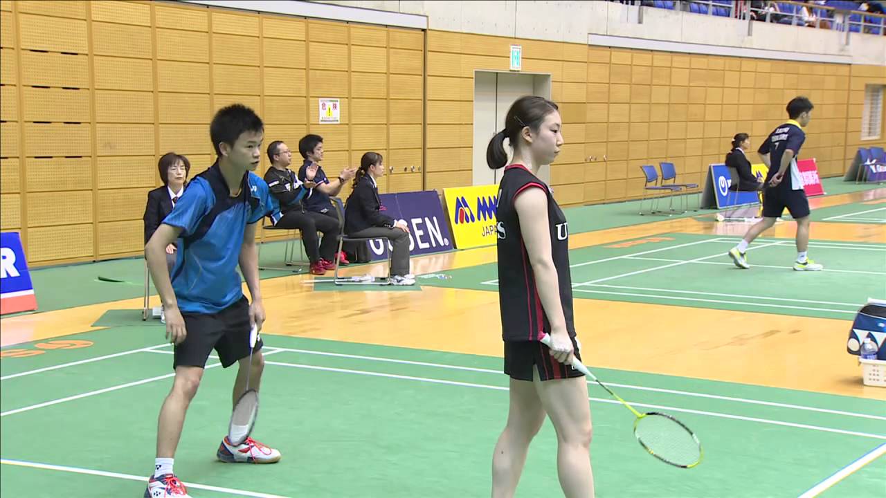 小林/横山（金沢学院クラブ/山陰合同銀行）vs 渡辺/東野（富岡高校/日本ユニシス）