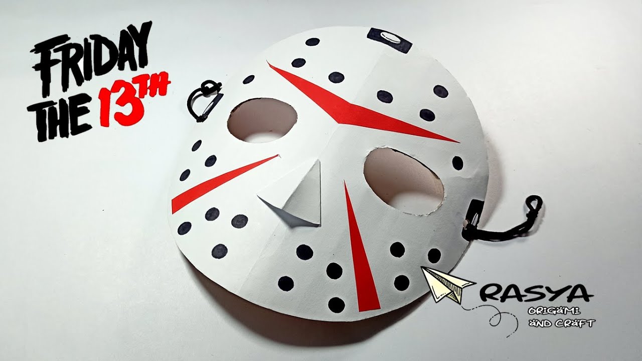 How to make Jason Mask 2D from paper