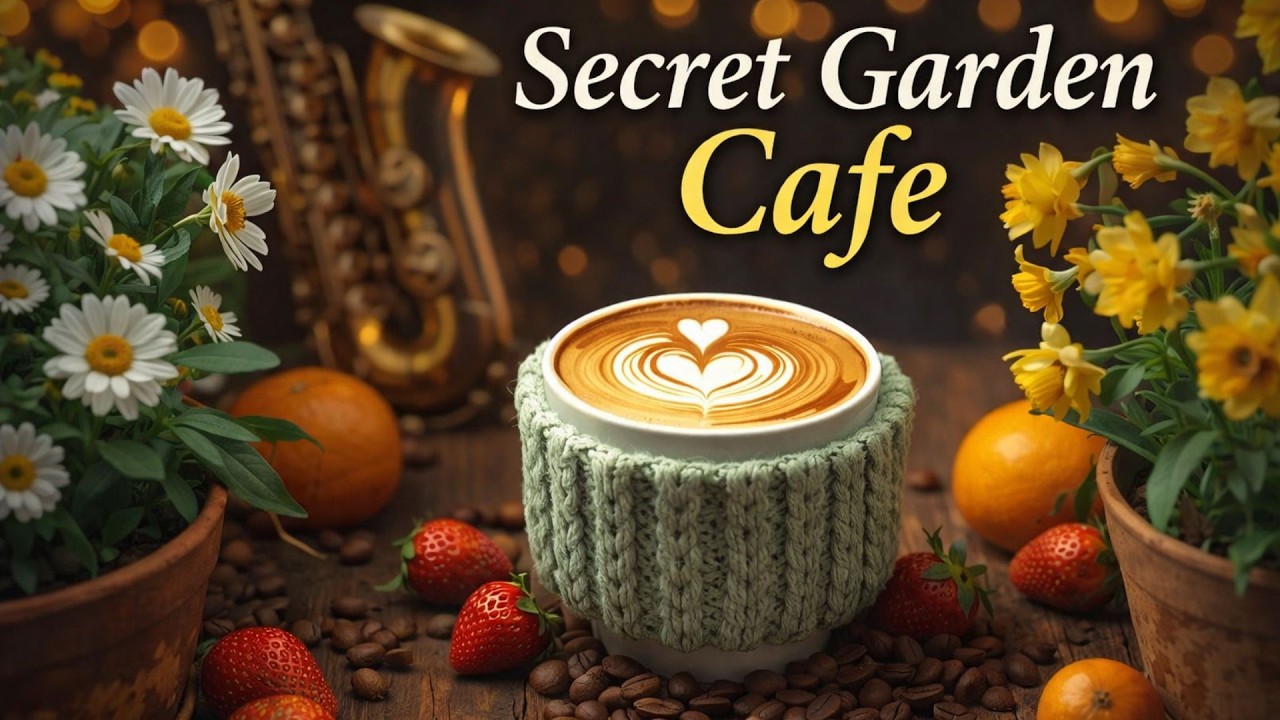 Smooth Jazz Vibes at Secret Garden Cafe for Deep Focus, Study and Chill Moments