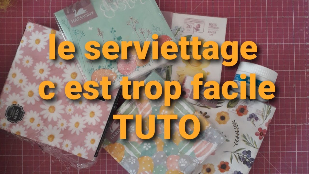 serviettage facile
