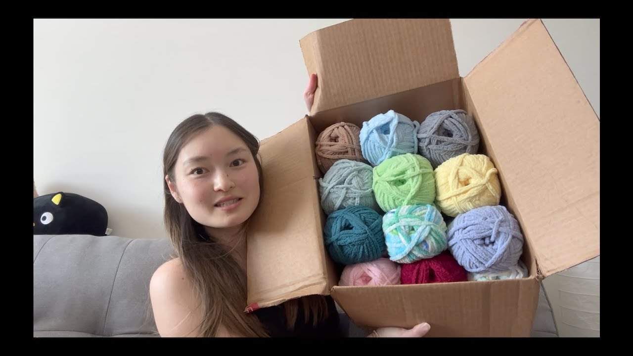 Premier Yarn Haul! Do I like this yarn? First Impressions Basix Chenille Brights | Krochet with Kris