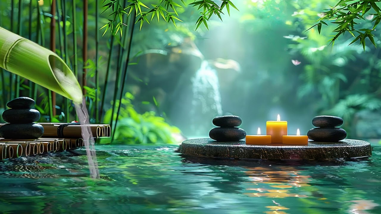 Soothing River Currents Paired with Gentle Piano Echoes 🌊 Deep Sleep Ambience for Calm Restoration