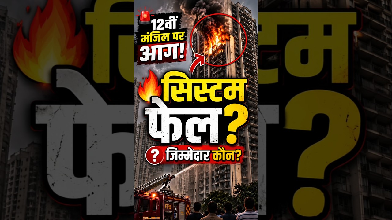 How Work Indian Systems | Works Like A demon | Fire Accident In Noida 🔥🚒