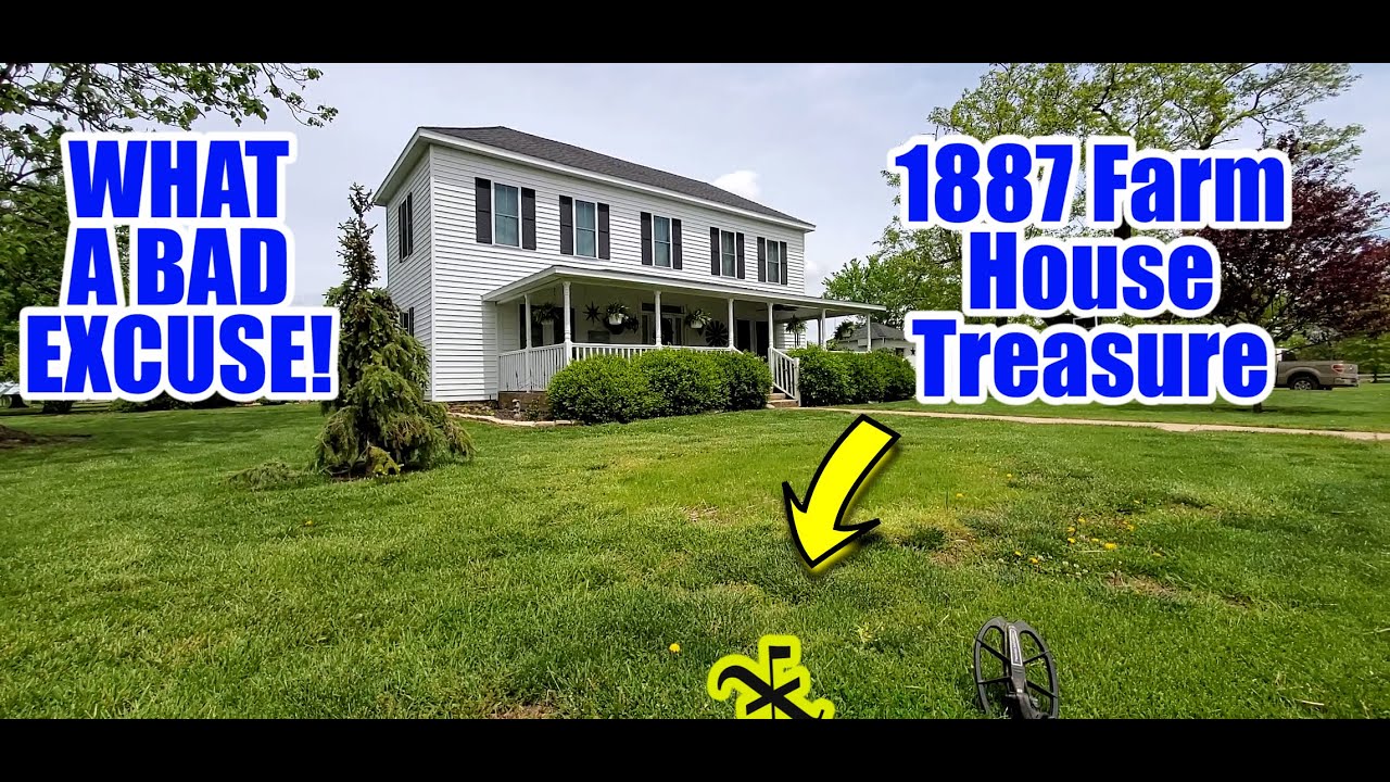 Farm House Treasure METAL DETECTING | A BAD Excuse | PlugMaster Ford