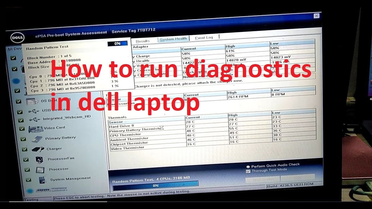 how to diagnose dell laptop hardware problems || how to run diagnostics dell laptop || dell 3442