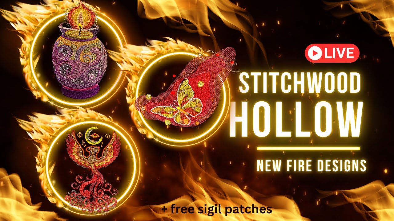 Fire & Thread: Потрясающие дизайны для машинной вышивки, которые вам захочется воплотить в жизнь ...