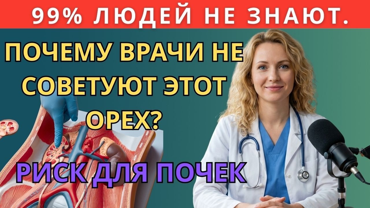 Орехи для почек: 5 видов — с осторожностью, 4 — в умеренном количестве