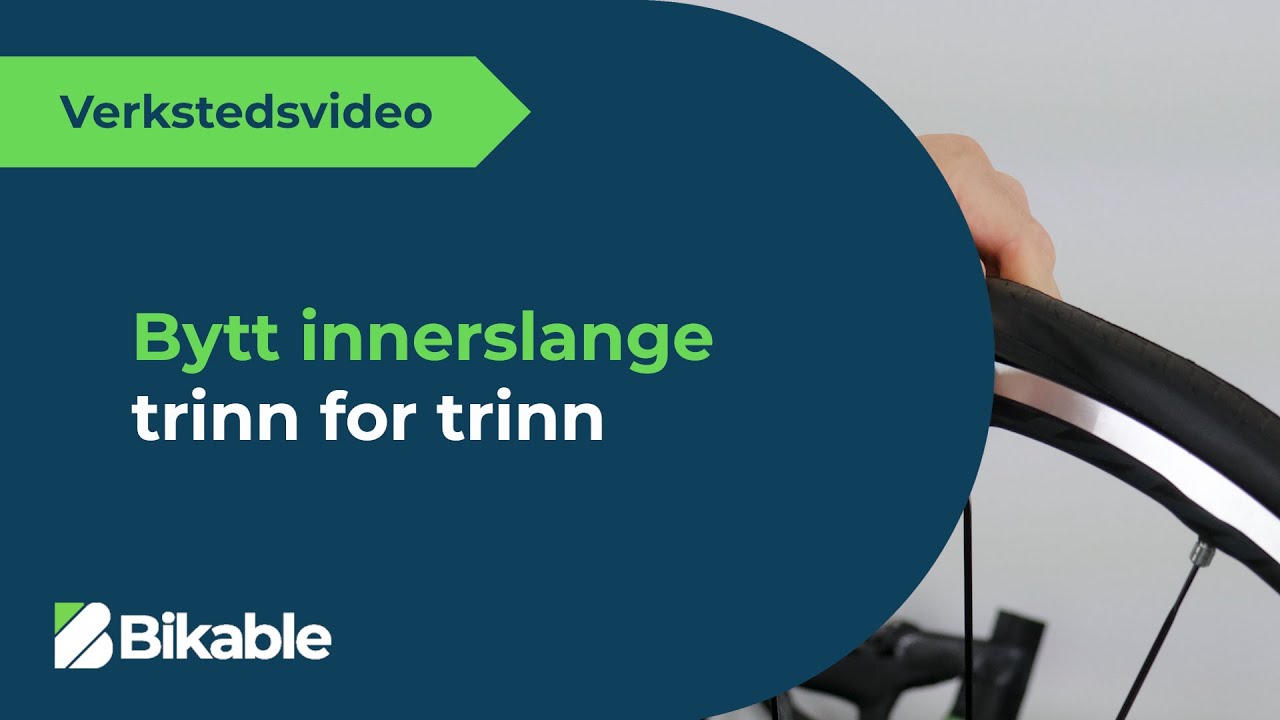 Bytte innerslange på sykkel