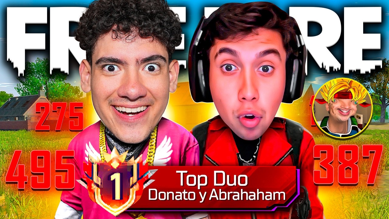 TheDonato y Abrahaham JUNTOS EN FREE FIRE POR PRIMERA VEZ !!