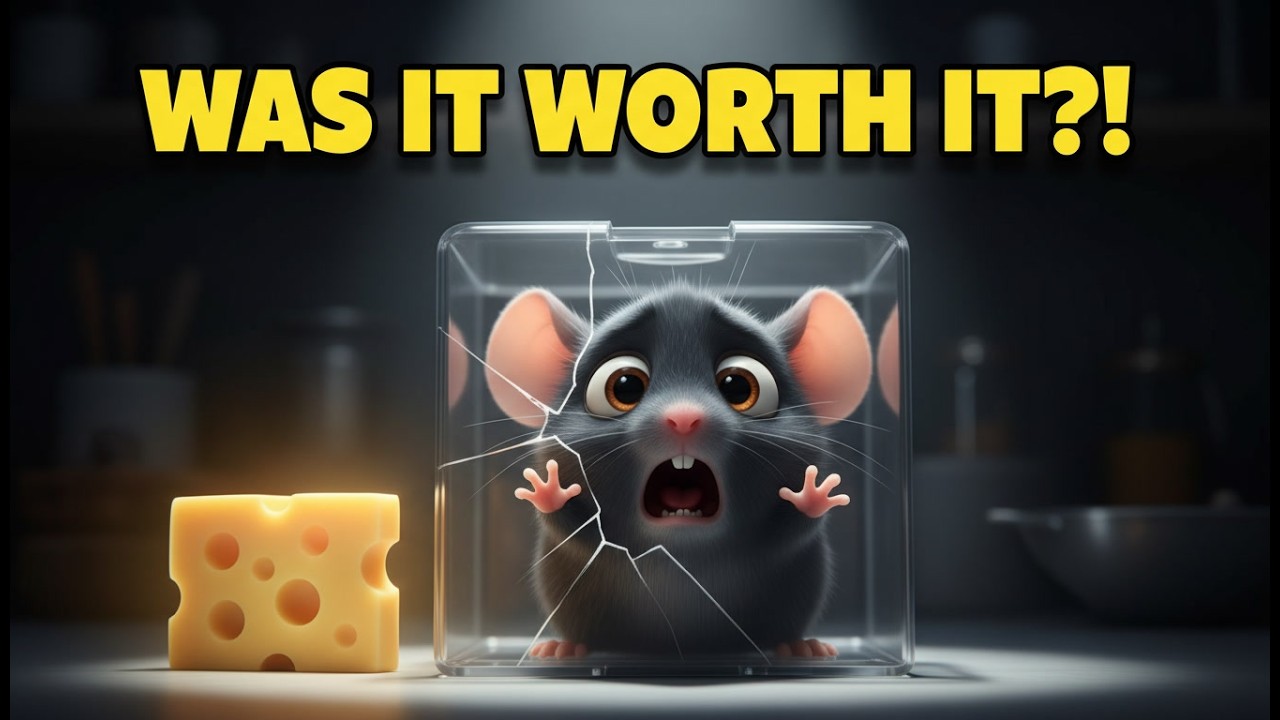 TRAPPED! 😱 The Midnight Muncher Mouse Who Learned a Big Lesson 🧀🐭