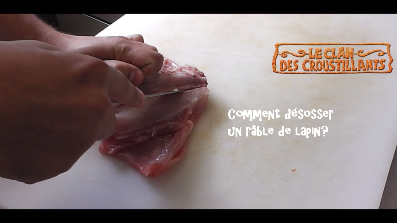 Comment désosser un râble de lapin