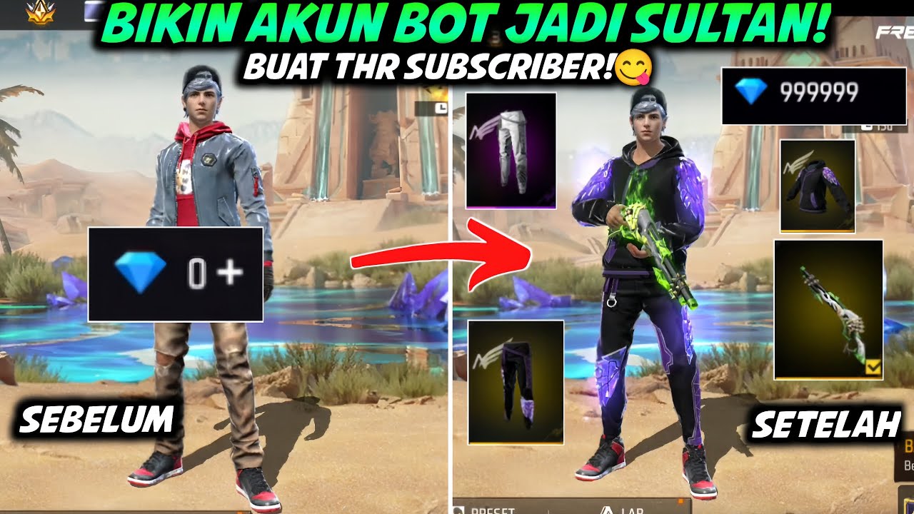 GW BUAT AKUN BARU, TERUS GW JADIIN AKUN SULTAN BUAT SUBSCRIBER 😱