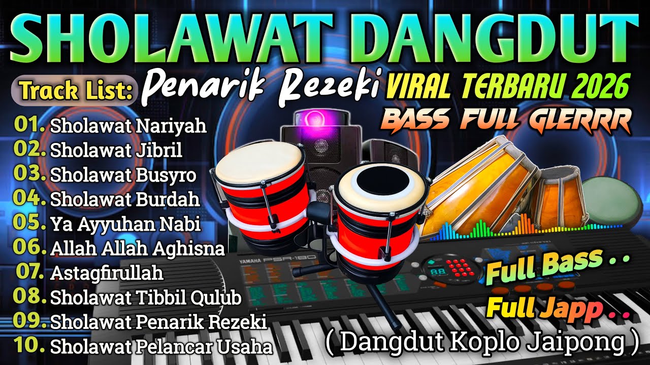 SHOLAWAT JIBRIL PEMBUKA PINTU REZEKI || ASTAGFIRULLAH || SHOLAWAT NABI MERDU TERBARU 2026