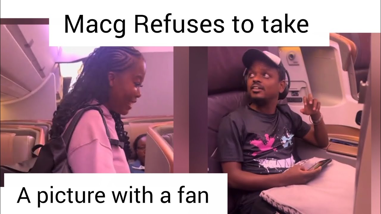MACG refuses picture with a fan| Podcast and chill| flight 
