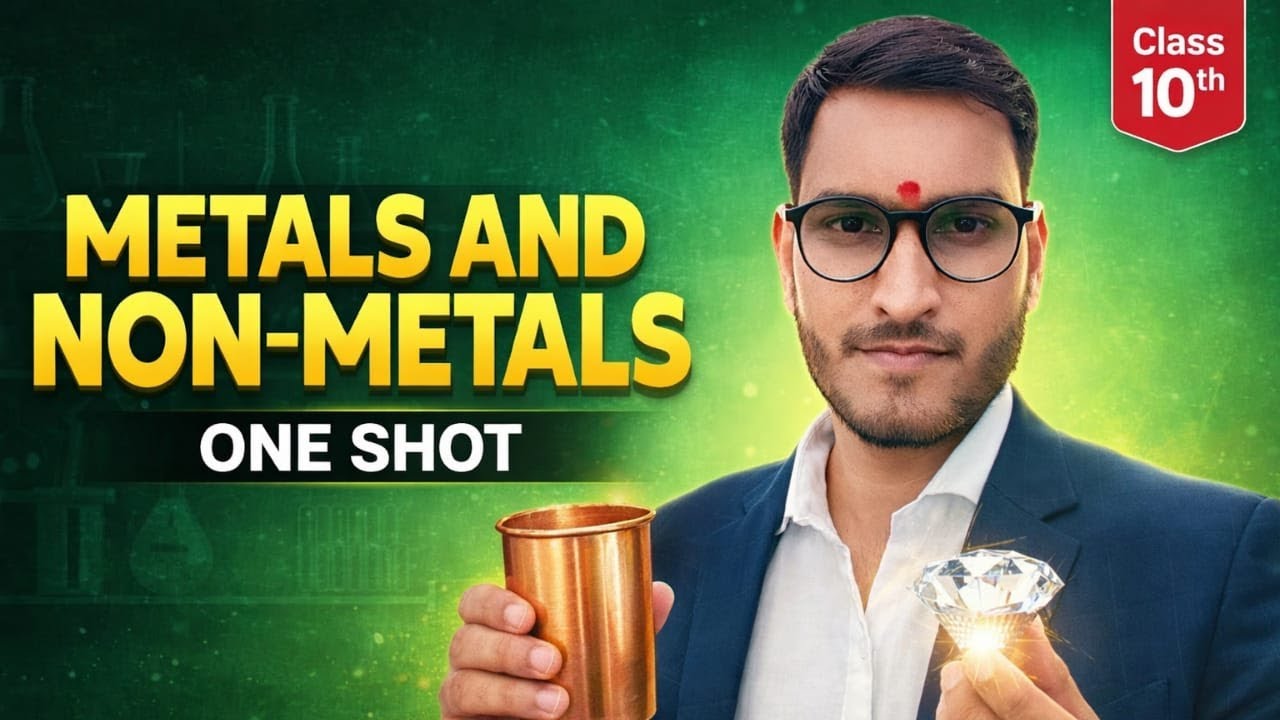 METAL AND NON METAL  || Class 10 || Complete Chapter in ONE SHOT🎯 || shivam sir NCERT Covered |