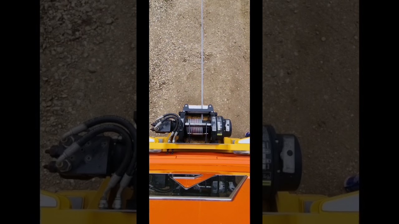 satisfying winch lay. #novawinch #winching #winch #recovery #truck #trucking #saftyfirst
