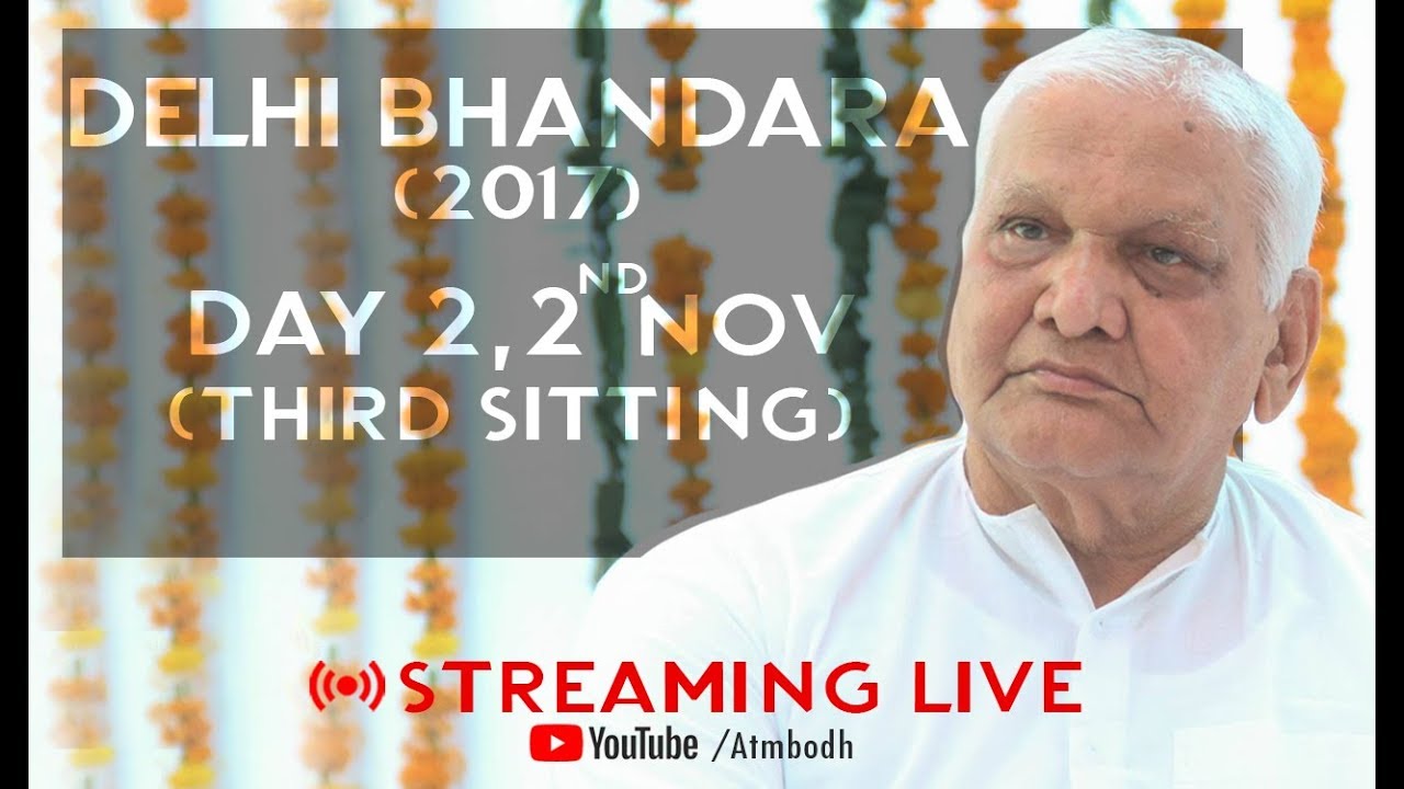 Delhi satsang Programme  2nd November , 2017